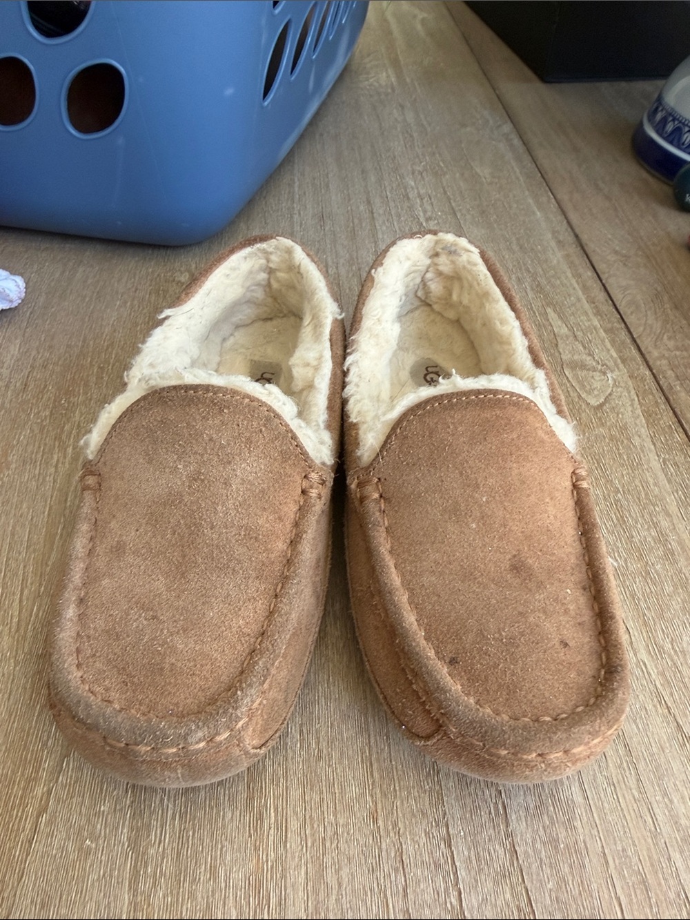 Moccasin Slippers with Plush Lining